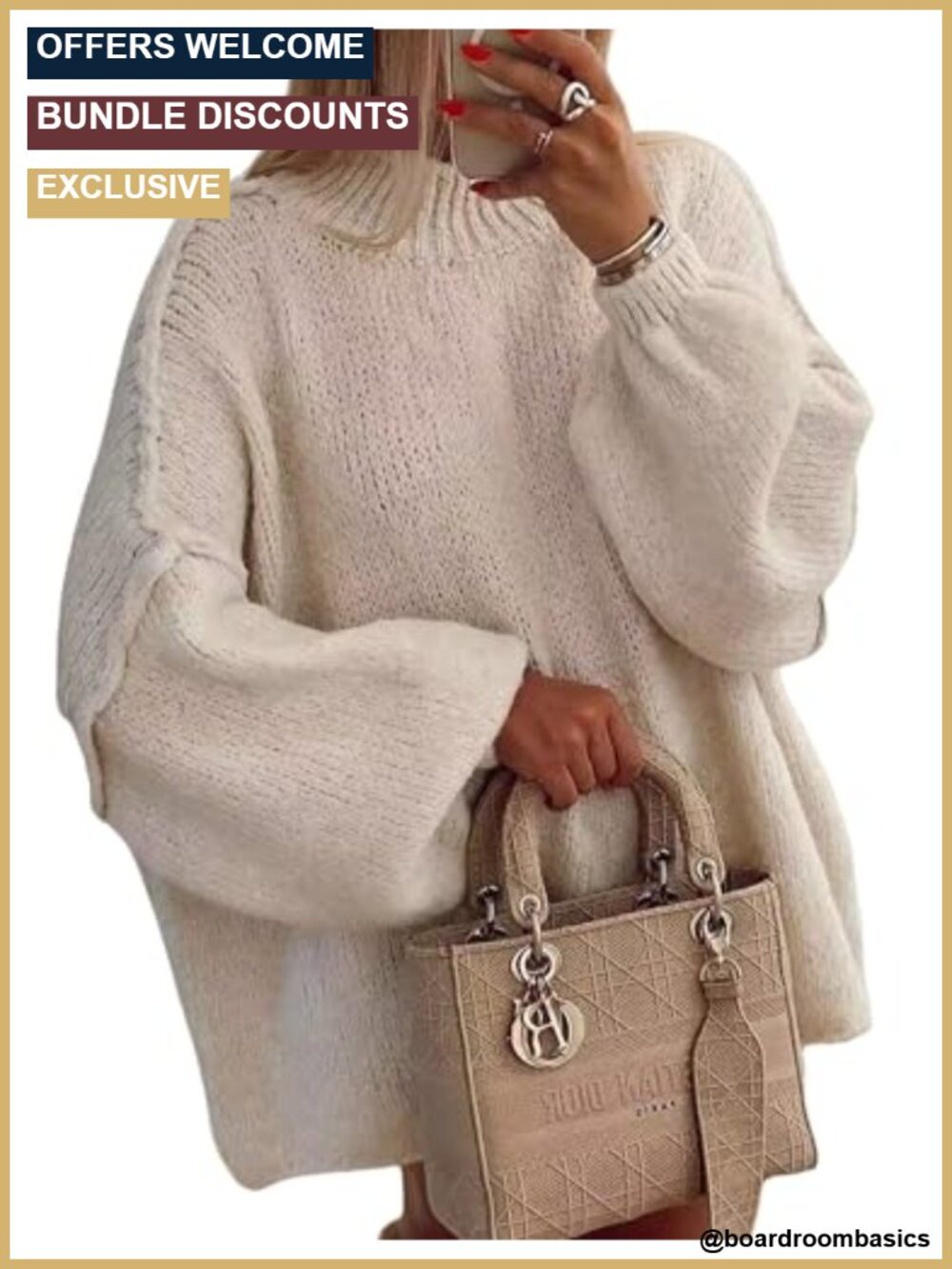 Oversized Fuzzy Crewneck Long Sleeve Pullover Sweater